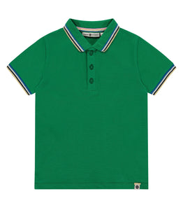 Green Short Sleeve Polo