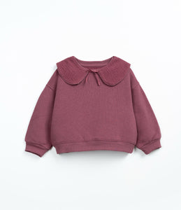 Fleece Detachable Colar Sweater