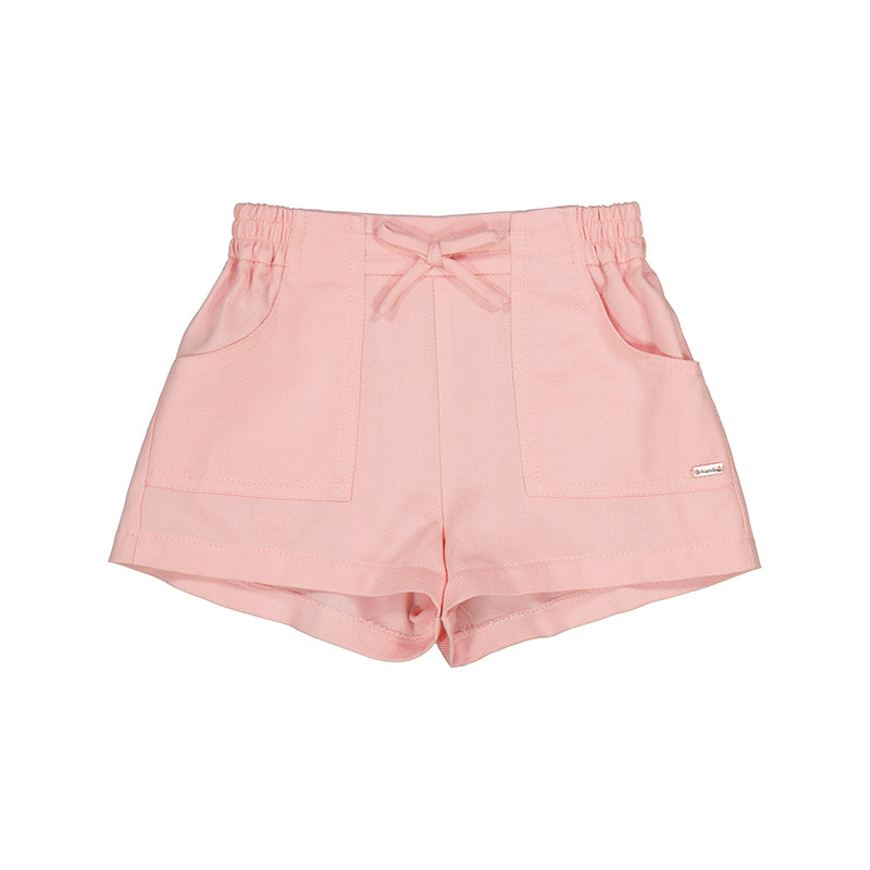 Pink Twill Shorts