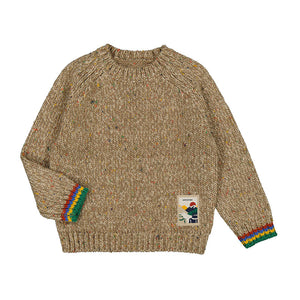Multicolor Speckled Sweater