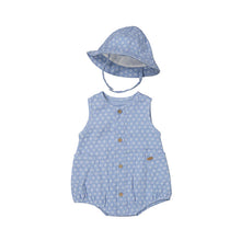 Load image into Gallery viewer, Gauze Romper w/ Hat
