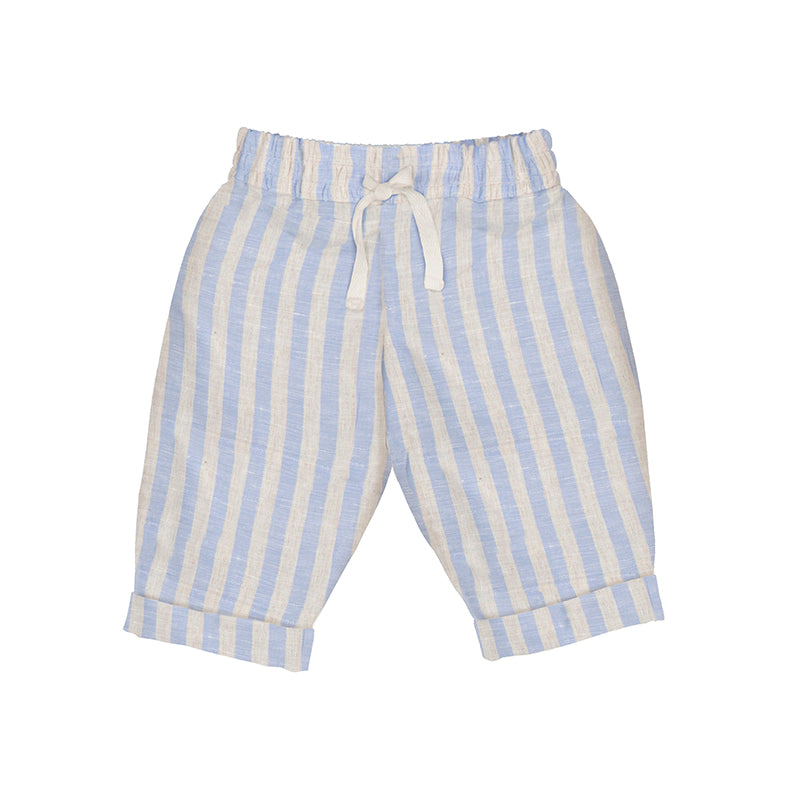 Blue Stripe Linen Pant