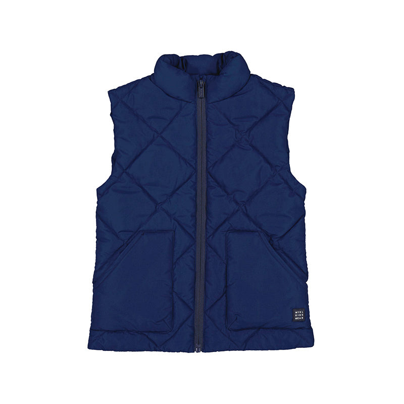 Navy Diamond Vest