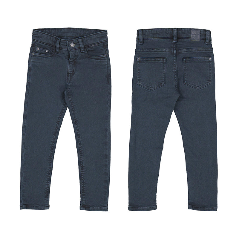 Boys Dark Blue Skinny Jeans
