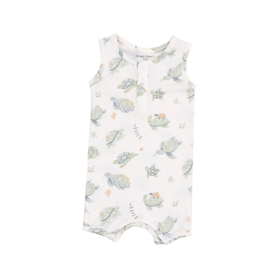 Sea Turtles Sleeveless Romper
