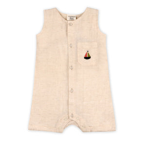 Parker Embroidered Sailboat Romper