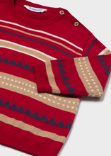 Load image into Gallery viewer, Baby Red Pattern Sweater
