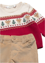Load image into Gallery viewer, Sweater and Corduroy Pants Set
