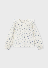 Load image into Gallery viewer, Textured Shirt w/ Flowers
