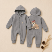 Load image into Gallery viewer, Organic Zipper Rompers
