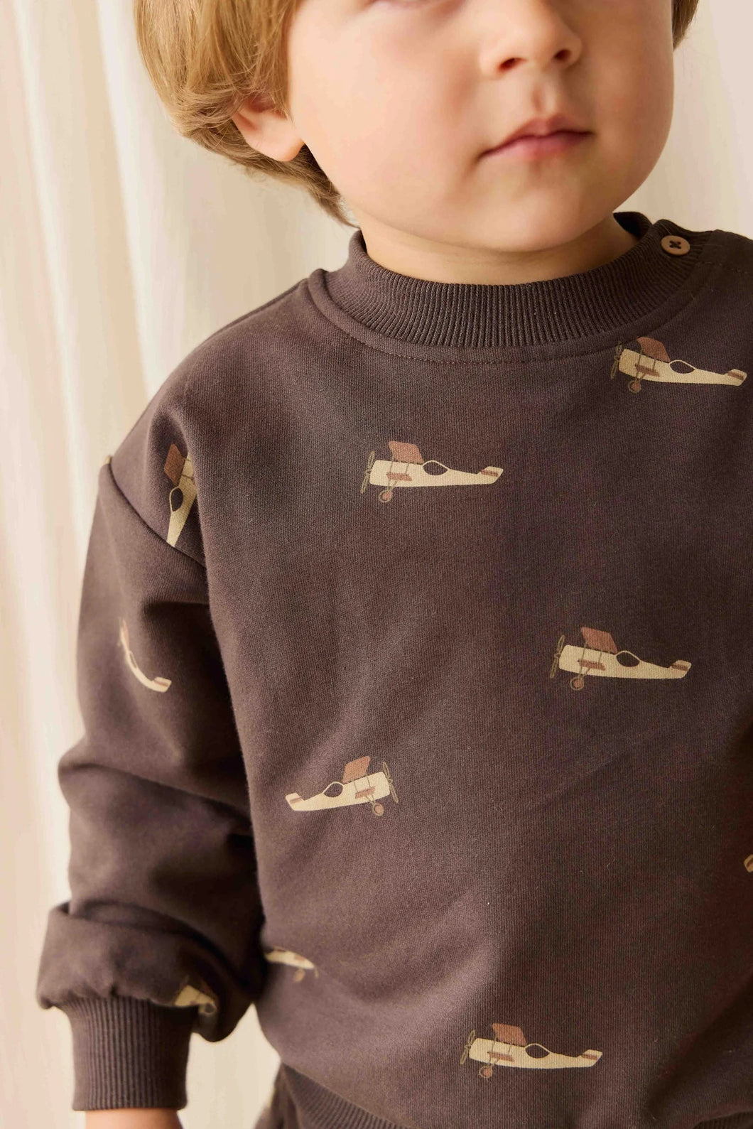 Organic Cotton Peyton Sweatshirt - Pilot Planes