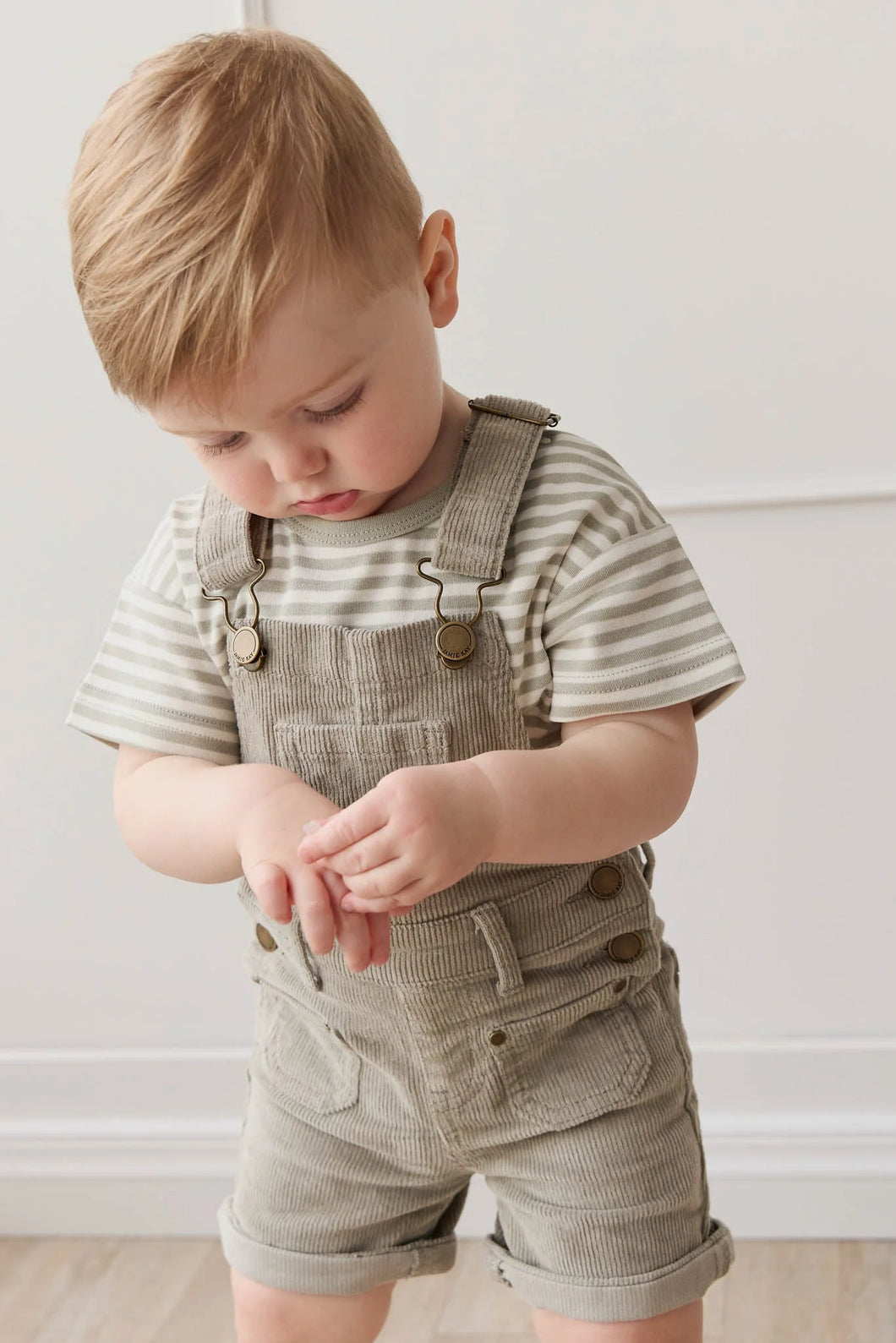 Moss Cord Overalls