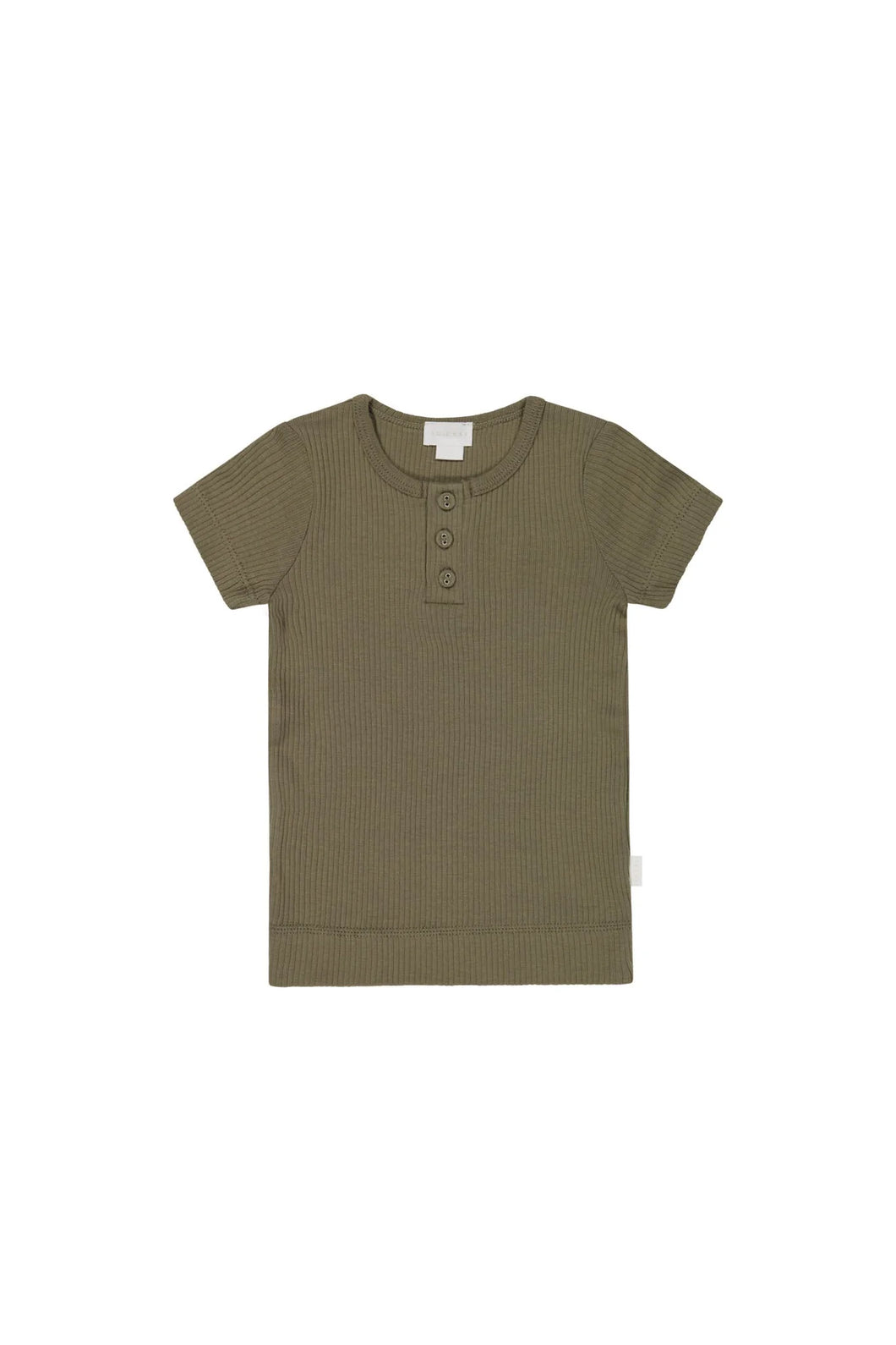Organic Cotton Modal Henley Tee