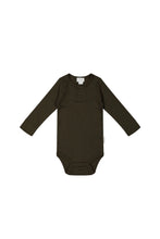 Load image into Gallery viewer, Organic Cotton Modal Long Sleeve Bodysuit
