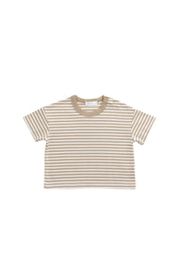 Pima Cotton Wesley Tee - Slim Stripe
