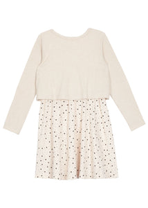 Starry Night Textured Knit Dress