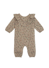 Load image into Gallery viewer, Berry &amp; Olive Wreath Rayon Romper
