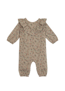 Berry & Olive Wreath Rayon Romper