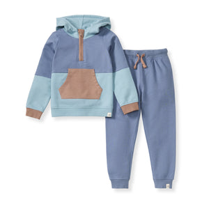 Color Blocked Sweat Set