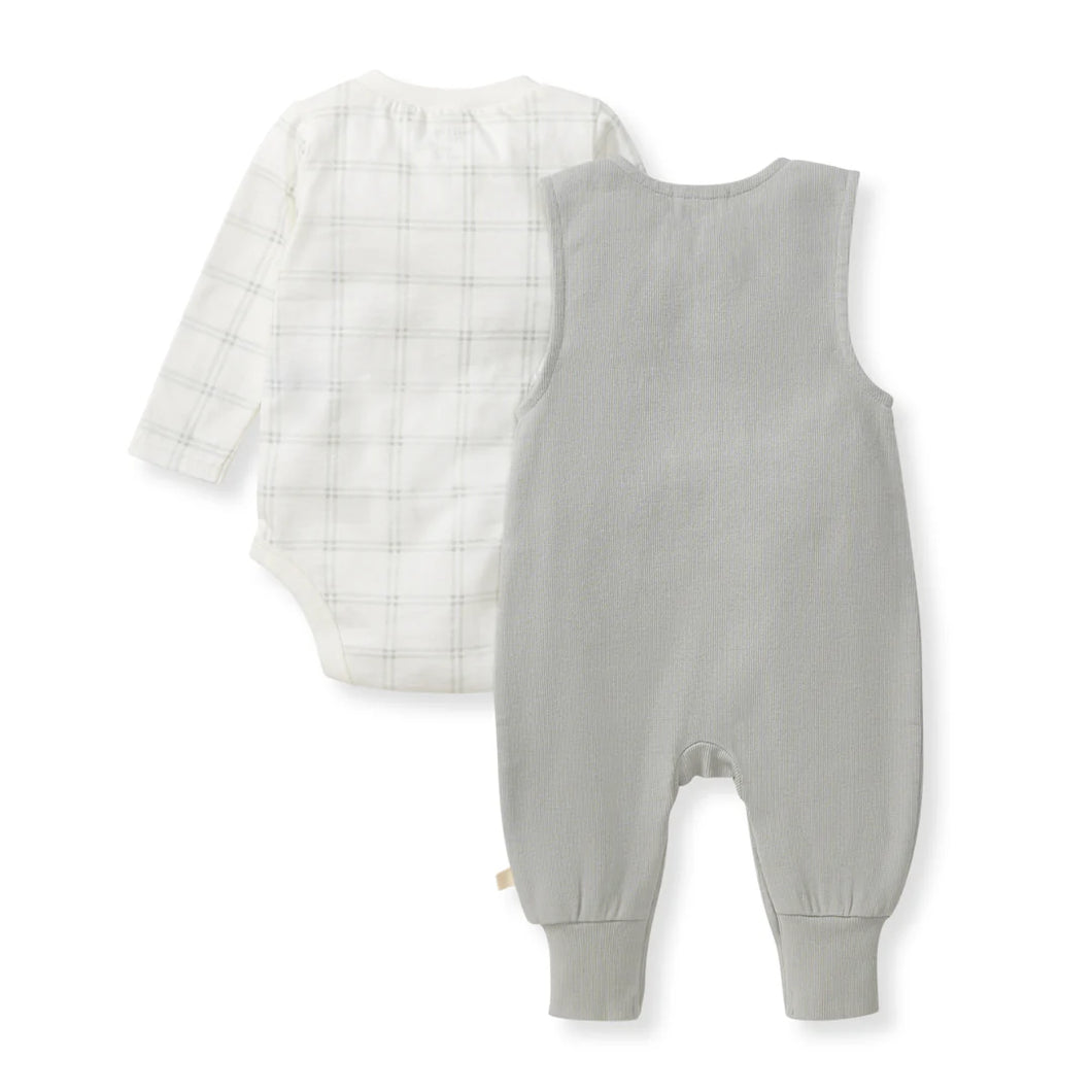 Plaid Jumpsuit Set