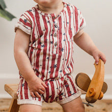 Load image into Gallery viewer, Stars &amp; Stripes Boys Romper
