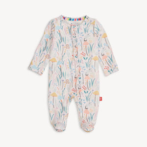 Shroom and Bloom Ruffle Footie