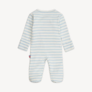 Thick Blue Stripe Footie