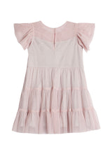Load image into Gallery viewer, Phoebe Short Sleeve Soft Tulle &amp; Sparkling Knit Dress
