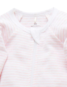 Striped Cotton Footies 2 Pack