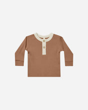 Load image into Gallery viewer, Brown Ribbed Long Sleeve
