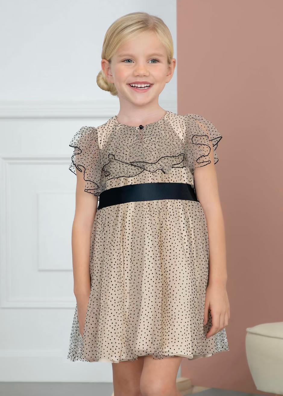 Polka Dot Tulle Dress