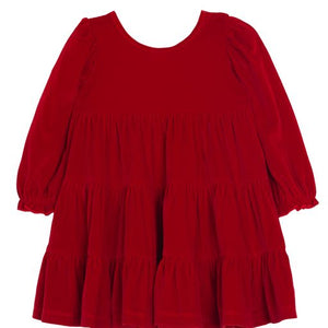 Noella Velvet Long Sleeve Dress