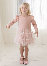 Load image into Gallery viewer, Everafter Sparkling Knit &amp; Foil Tulle Dress
