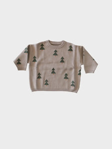 Winter Trees Knit Sweater
