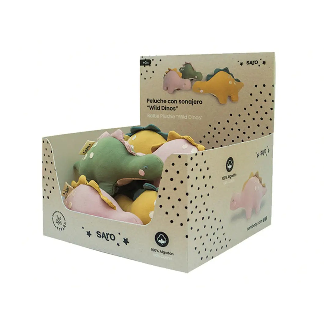 Happy Dinos Rattle Plushie