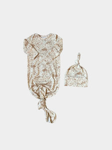 Knotted Sleeper & Beanie Set