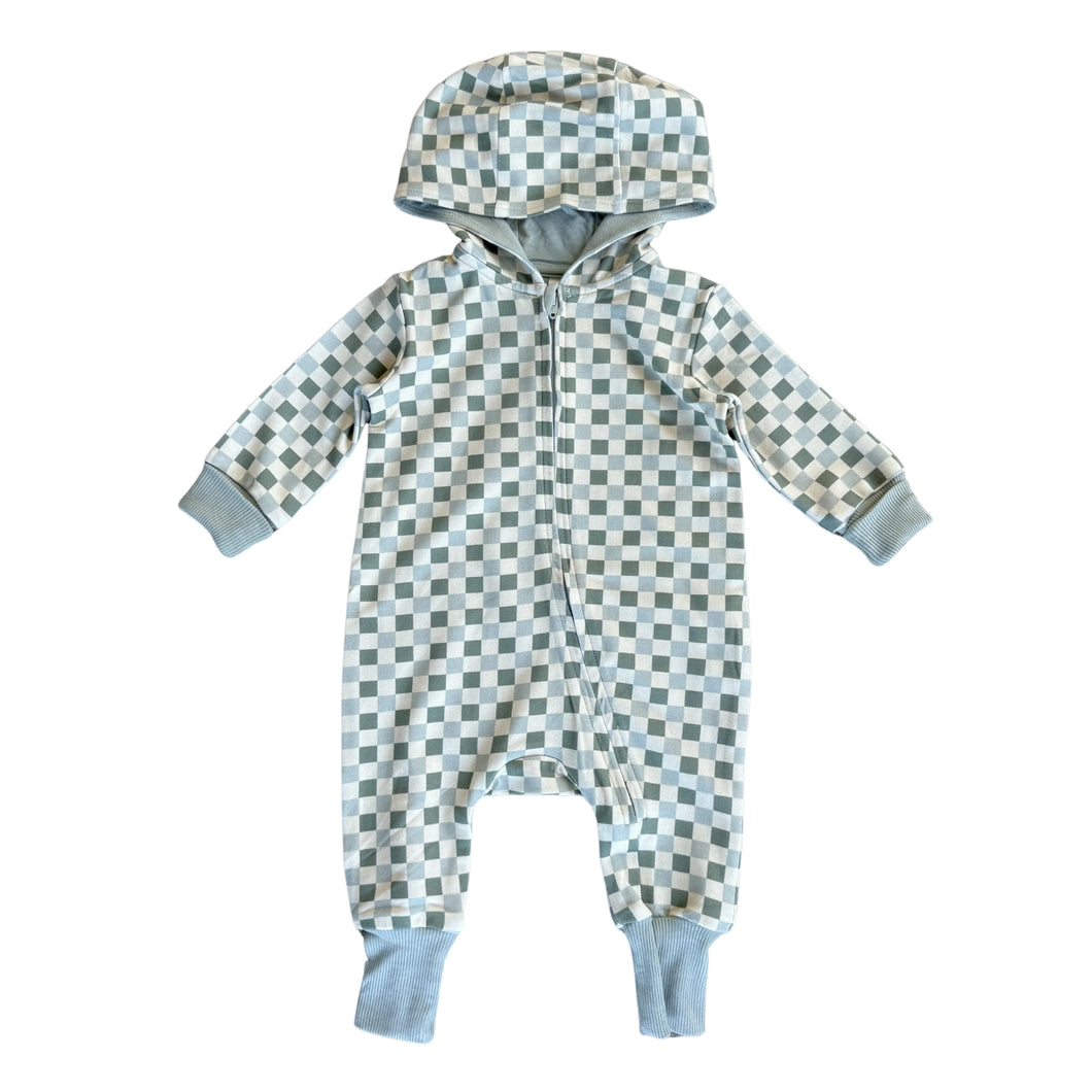 Terry Romper- Fern