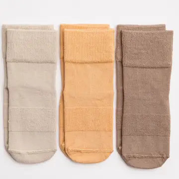 Non-Slip 3pk Baby Socks