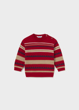 Load image into Gallery viewer, Baby Red Pattern Sweater
