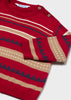 Baby Red Pattern Sweater