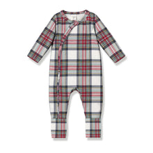 Load image into Gallery viewer, Plaid Zipper Romper
