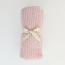Load image into Gallery viewer, Garter Stitch Knit Blanket
