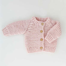 Load image into Gallery viewer, Garter Stitch Cardigan Sweater
