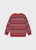 Red Pattern Sweater