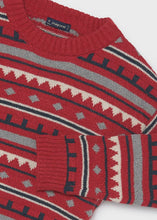 Load image into Gallery viewer, Red Pattern Sweater
