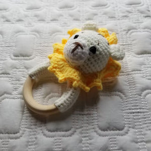 Crochet Knitted Rattle Toy