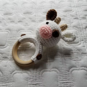 Crochet Knitted Rattle Toy