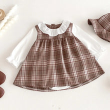 Load image into Gallery viewer, Brown Plaid Outfit Set
