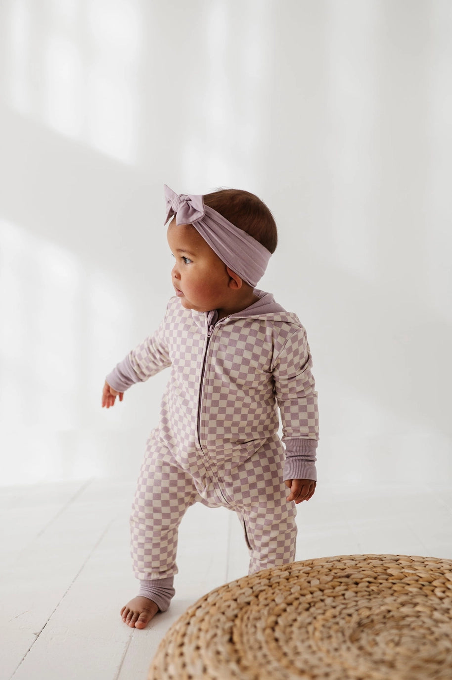 Terry Romper- Lavender