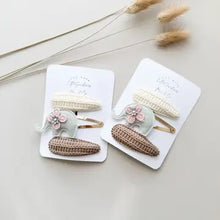 Load image into Gallery viewer, Elephant Crochet Clips
